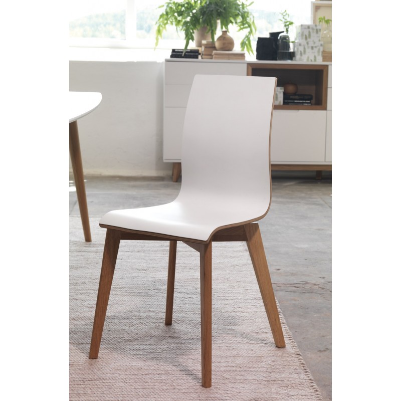 RO Gracy Dining Chair White/Oak